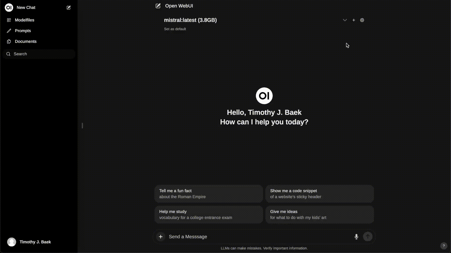 DACTA Web Interface Demo